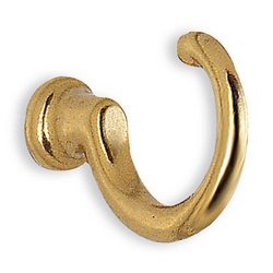 Smedbo Beslagsboden 28mm Brass Single Hook Pair