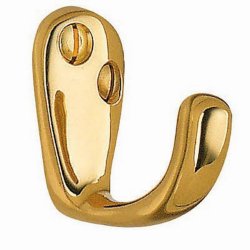 Smedbo Beslagsboden 38mm Brass Single Hook