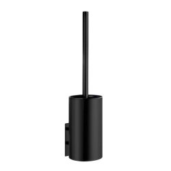 Smedbo Beslagsboden Black Self Adhesive Toilet Brush and Holder