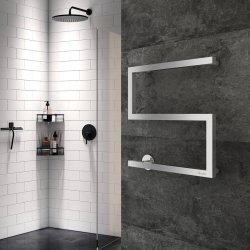 Smedbo Dry Polished Steel Electrical S Model Towel Warmer