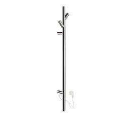 Smedbo Dry Polished Steel Electrical Short Tree Towel Warmer