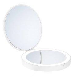 Smedbo Outline Lite 120mm White LED Travel Mirror 