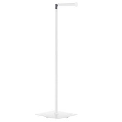 Smedbo Outline Lite White Square Freestanding Toilet Roll Holder