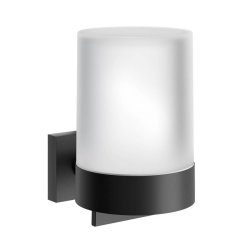 Smedbo House Black Holder with Soap Dispenser