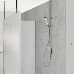 Aqualisa iSystem Exposed Smart Shower with Adjustable Head (Gravity Pumped)