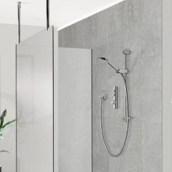 Aqualisa iSystem Concealed Smart Shower with Adjustable Head (HP/Combi)