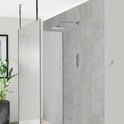 Aqualisa iSystem Concealed Smart Shower with Wall Fixed Head (HP/Combi)