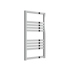 Reina Bolca 870x485mm Polished Aluminium Towel Radiator