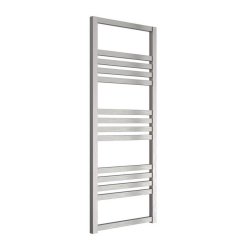 Reina Bolca 1200x485mm Satin Aluminium Towel Radiator