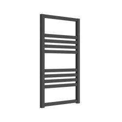 Reina Bolca 870x485mm Anthracite Aluminium Towel Radiator