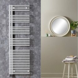 Redroom Omnia Right Handed White 1681 x 496mm Towel Radiator