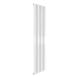 Reina Bonera 1800x456mm White Mild Steel Vertical Designer Radiator