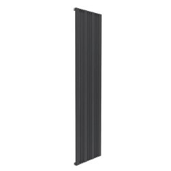 Reina Bonera 1800x456mm Anthracite Mild Steel Vertical Designer Radiator