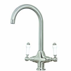 Scudo Harrogate Brushed Nickel Kitchen Tap