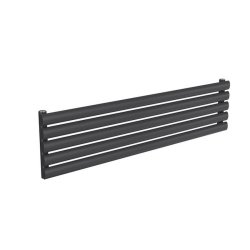 Reina Nevah 295x1200mm Anthracite Mild Steel Single Horizontal Radiator