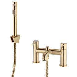 Kartell Ottone Brushed Brass Bath Shower Mixer