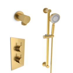 Kartell Ottone Thermostatic Concealed Valve with Adjustable Slider Rail Kit