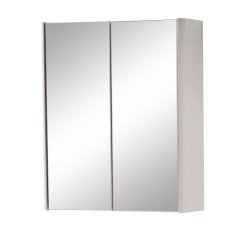 Kartell Arc 500mm Cashmere 2 Door Mirror Cabinet