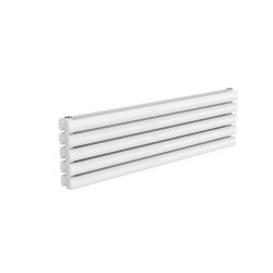 Reina Nevah 295x1000mm White Mild Steel Double Horizontal Radiator