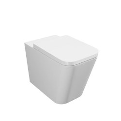 Kartell Genoa Square Back To Wall Rimless WC Pan