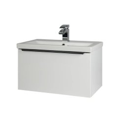 Kartell Kore 600mm White Wall Mounted Drawer Vanity Unit & Basin