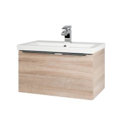 Kartell Kore 600mm Oak Wall Mounted Drawer Vanity Unit & Basin