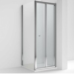 Nuie Ella 900mm Chrome Framed Bifold Shower Door