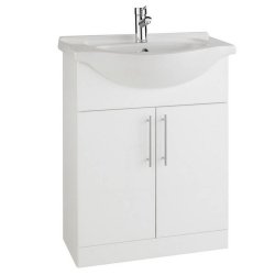 Kartell Impakt 650mm 2 Door Vanity Unit and Basin