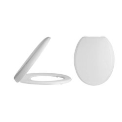 Nuie Round Top Fixing Soft Close Toilet Seat