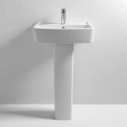 Nuie Bliss 520mm 1TH Basin and Pedestal