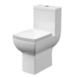 Nuie Ava Rimless Comfort Height Pan With Cistern and Soft Closing Seat