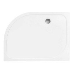 Merlyn MStone 1000 x 800mm Right Hand Offset Quadrant Shower Tray