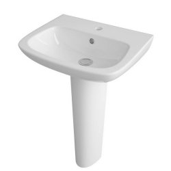 Nuie Ambrose 500mm 1TH Basin and Pedestal