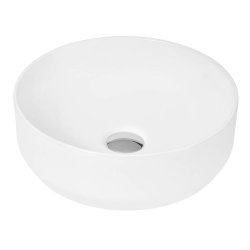 Nuie White 350mm Circle Countertop Basin