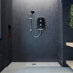 Aqualisa eMotion 8.5kw Midnight Black Electric Shower