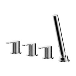 Nuie Arvan Chrome 4TH Bath Shower Mixer