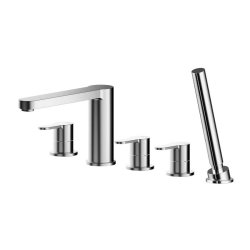 Nuie Arvan Chrome 5TH Bath Shower Mixer