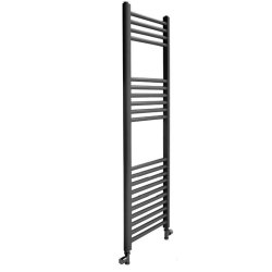 Kartell K-Rail Anthracite 800 x 400mm Straight 22mm Towel Rail 