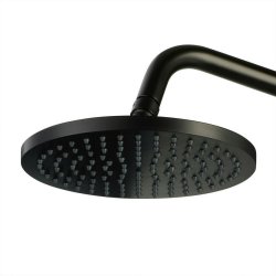 Aqualisa Matt Black Safe Touch Shower Column with Adjustable Head