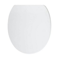 Kartell Astley Matt White Soft Close Wooden Toilet Seat