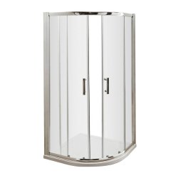 Nuie Pacific Chrome 800mm Quadrant Shower Enclosure