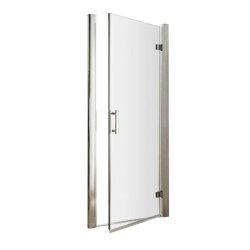 Nuie Pacific Chrome 900mm Hinged Shower Door