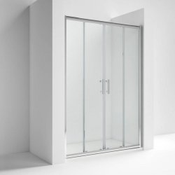 Nuie Pacific Chrome 1700mm Double Sliding Shower Door