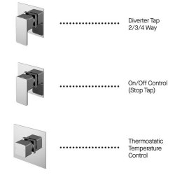 Nuie Spa Collection Windon Bundle 2 Outlet Valve with Stop Tap and Diverter