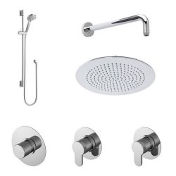 Nuie Spa Collection Arvan Bundle 2 Outlet Valve with Stop Tap and Diverter