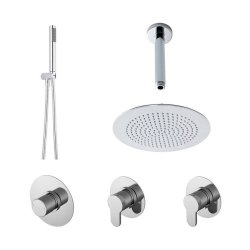 Nuie Spa Collection Arvan Bundle 2 Outlet Valve with Stop Taps