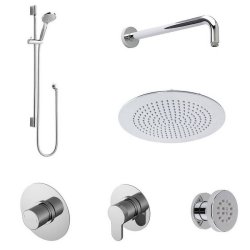 Nuie Spa Collection Arvan Bundle 3 Outlet Valve with Stop Taps