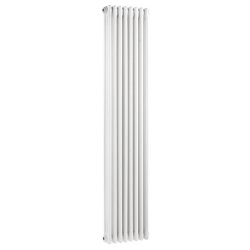 Nuie Colosseum White 1800 x 376mm Vertical Radiator