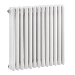 Nuie Colosseum White 600 x 605mm Horizontal Radiator