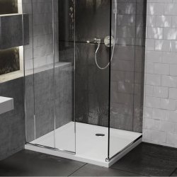 Roman Anti Slip 900mm White Square Shower Tray